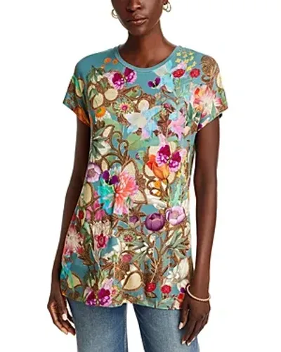 Johnny Was The Janie Floral Tunic In Nurto Meadows Prink