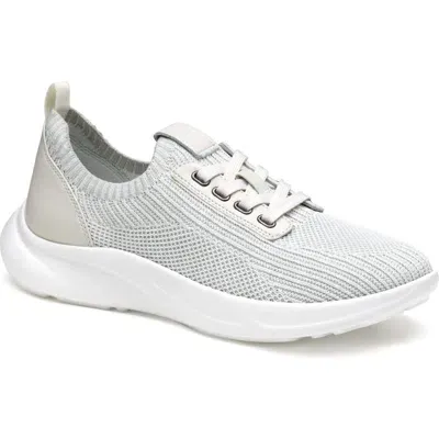 Johnston & Murphy Escape Knit Sneaker In White Knit