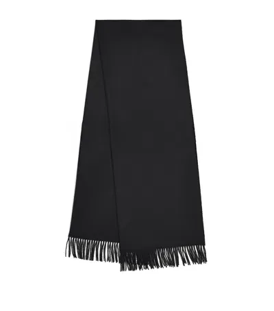 Johnstons Of Elgin Cashmere Stole Scarf In Black