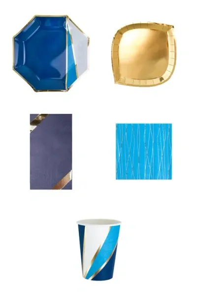 Jollity & Co Party Package The Markel Royal Blue Themed Celebration In Multi