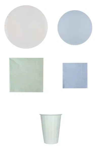 Jollity & Co Pastel Shade Colors Party Packages In Gray