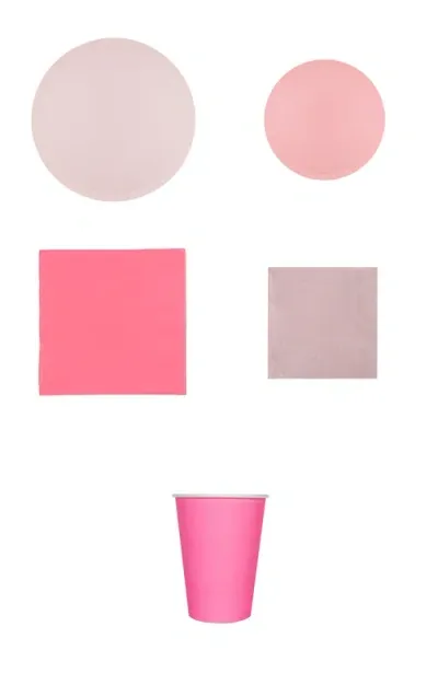 Jollity & Co Pastel Shade Colors Party Packages In Pink