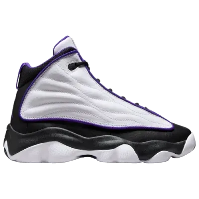 Jordan Boys   Pro Strong In White/electro Purple/black