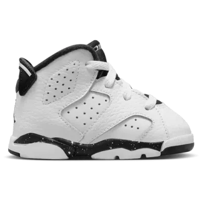 Jordan Boys   Retro 6 In White/black