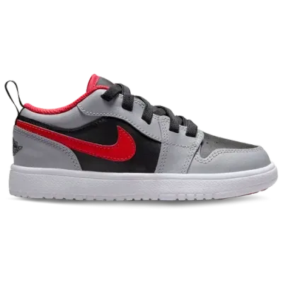 Jordan Boys Preschool   Aj 1 Low Alt In Black/fire Red/cement Gray