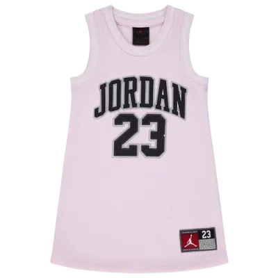 Jordan Girls   23 Jersey Dress In Black/pink