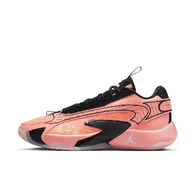 Jordan Nike Men's Luka 2 Basketball Shoes In Bright Mango/barely Green/black