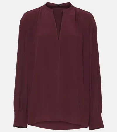 Joseph Blondel Silk Blouse In Red