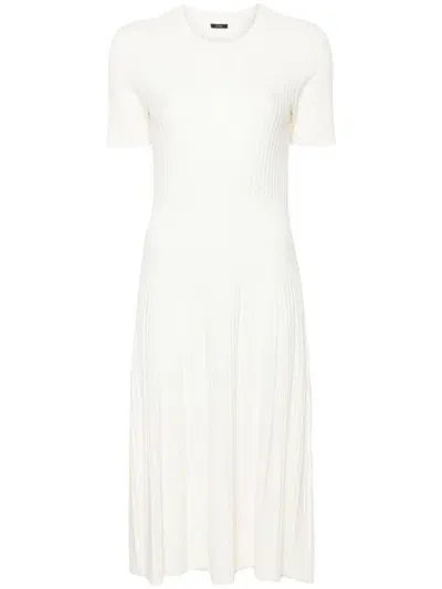 Joseph Merino Wool Dress In White