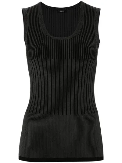 Joseph Geripptes Tanktop In Schwarz