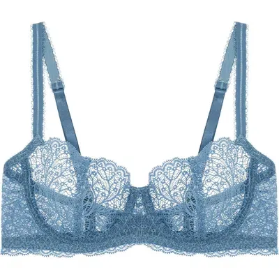 Journelle Allegra Underwire Balconette Bra In Parisian Bleue