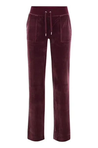 Juicy Couture Cotton Velvet Trousers