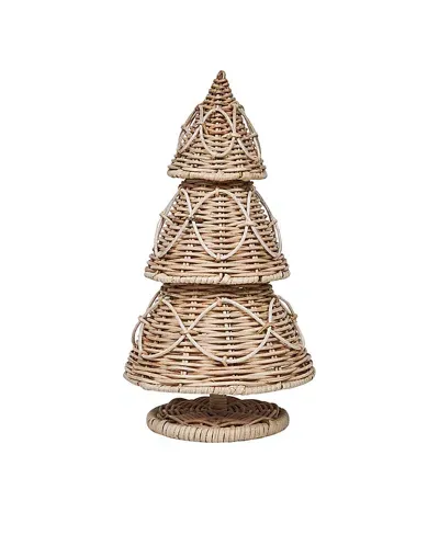 Juliska Provence Rattan Whitewash 16-inch Tree In Natural