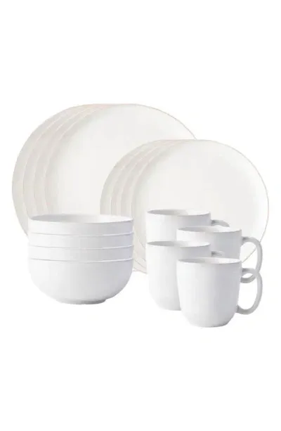 Juliska Puro Coupe 16-piece Place Setting In White Wash