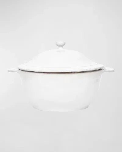 Juliska Puro Whitewash Lidded Casserole Dish, 12"