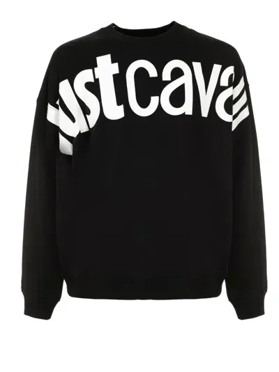 Just Cavalli Hoodie In Black