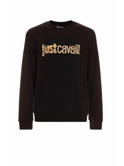 Just Cavalli Hoodie In Black