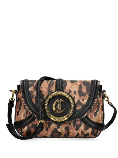 Just Cavalli Leopard-print Tote Bag In 褐色