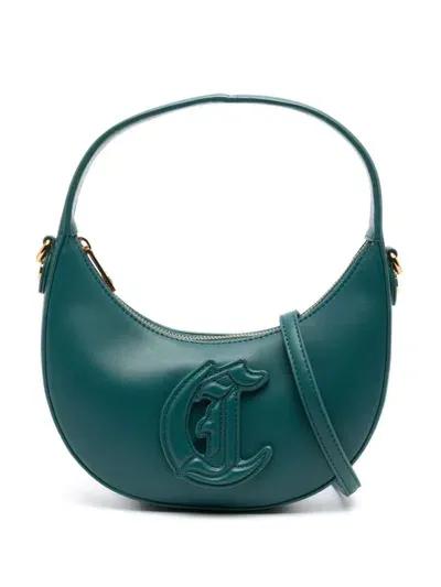 Just Cavalli Logo-appliqué Tote Bag In Green