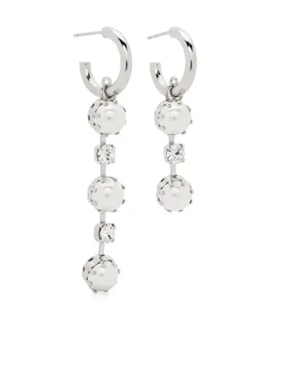 Justine Clenquet Moriah Earrings In Silver