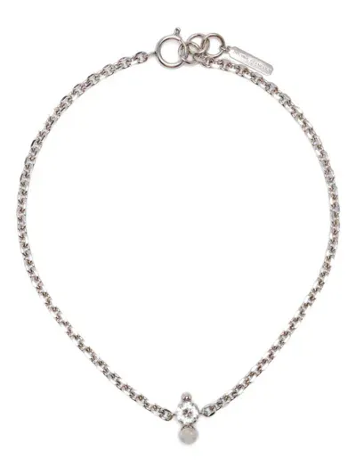 Justine Clenquet Nate Choker In 银色