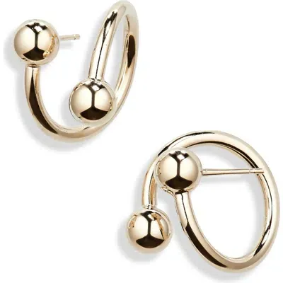 Justine Clenquet Selma Earrings In Gold