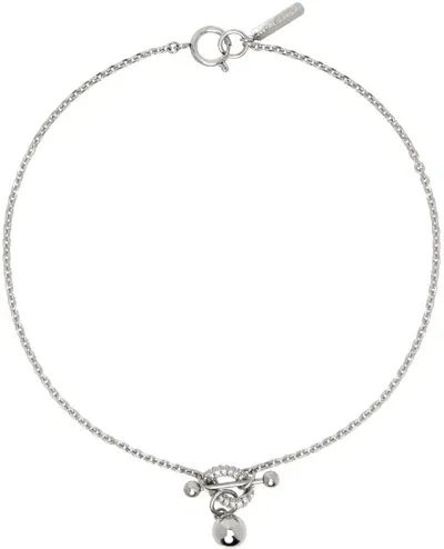 Justine Clenquet Silver Gordon Choker In Palladium