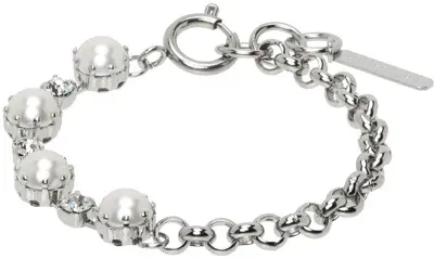 Justine Clenquet Silver Moriah Bracelet In Palladium