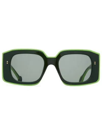 Jw Anderson Jwa01-bumper Sunglasses In Green