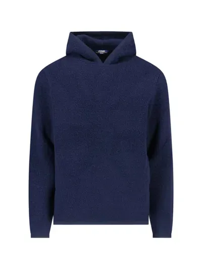 K-way Ernie Teddy Sweatshirt Fleece In Blue