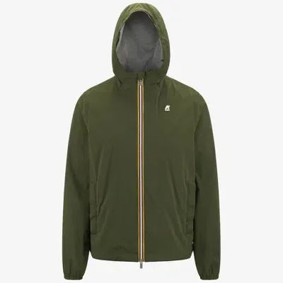 K-way Jack  Stretch Nylon Jersey In Green