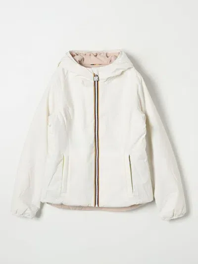 K-way Jacket  Kids Color White In Weiss