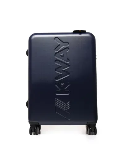 K-way Medium Size Hard Travel Trolley In Black