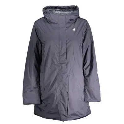 K-way K Way Marla Padded Jacket With Hood In Blue