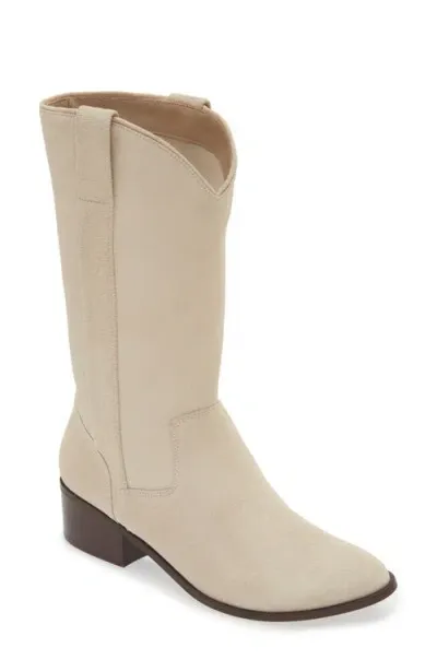 Kaanas Kane Knee High Western Boot In Stone