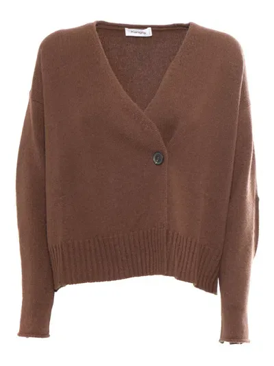 Kangra Boxing Cardigan In Brown