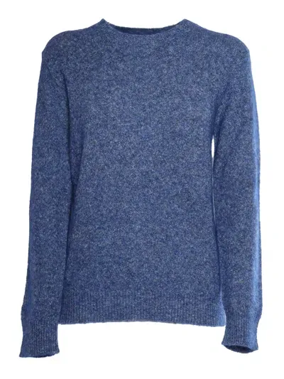 Kangra Regular Fit Crewneck Sweater In Blue