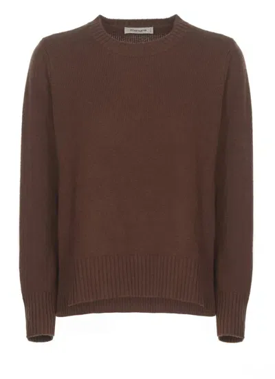 Kangra Wool And Cashmere Sweater In Brown