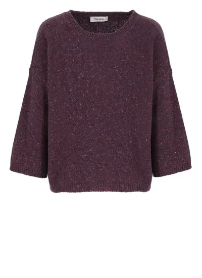 Kangra Wool Sweater In Purple