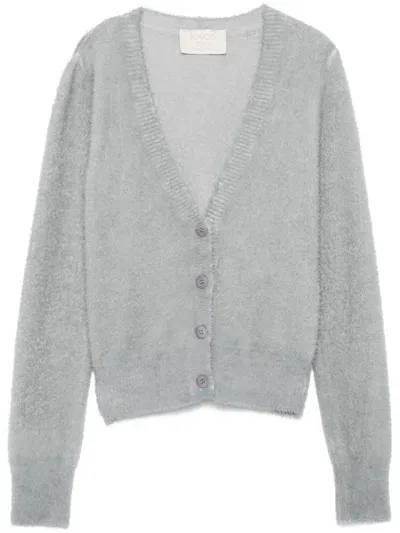 Kaos Brushed Cardigan In Grey