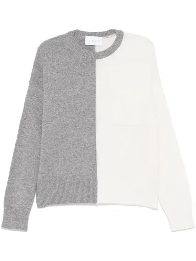 Kaos Colourblock Sweater In Grey