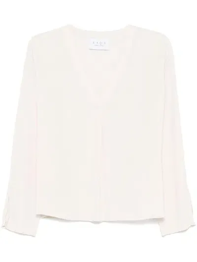 Kaos Crepe Blouse In Neutrals