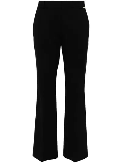 Kaos Logo-plaque Trousers In Black