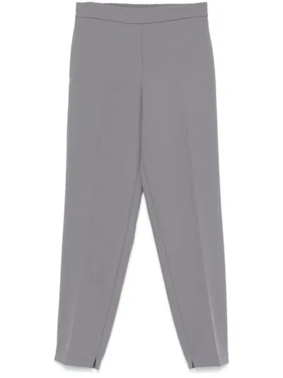 Kaos Pressed-crease Trousers In Grey