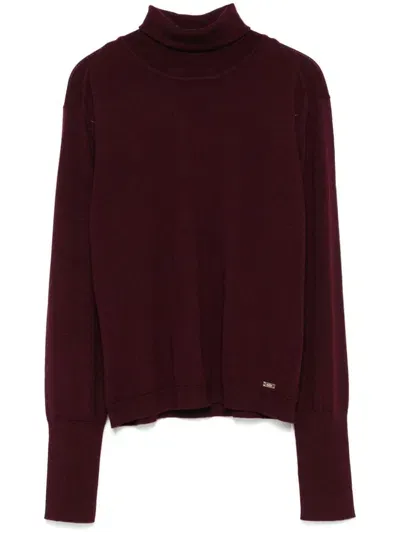 Kaos Roll-neck Sweater In Red