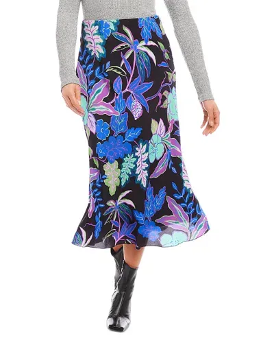 Karen Kane Floral Midi Skirt In Print