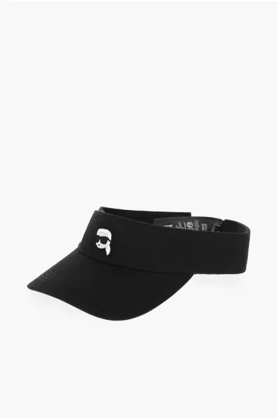 Karl Lagerfeld Cotton Ikonik Visor With Logo