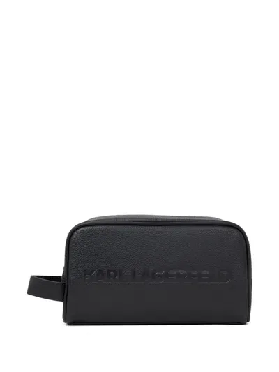 Karl Lagerfeld Essential Washbag In 999