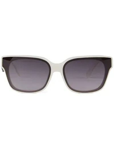 Karl Lagerfeld Karl Signature Sunglasses In White