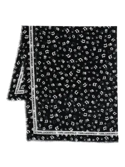 Karl Lagerfeld K/ikonik Choupette Scarf In Black